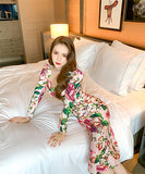 花柄 タイトドレス レトロ調 スクエアネック スリムドレス 高級感 プリーツ XH2-JY4195