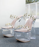 4色 ハイヒール 透明 サンダル 新作 脚長効果 夏 新作 履きやすい 痛くない MY5-XL-XLV-690-3