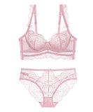 【４色】勝負下着 レース セクシー ボリューム感 肌見せ ブラ 下着 XH9-MMZ2288