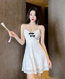 ミニドレス キャバドレス かわいい 新作 レース MY2-MLS118