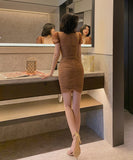 【特別工芸】2色 チェール 新作 着痩せ ミニドレス キャバドレス ゴージャス 特別工芸 MY2-JY9201