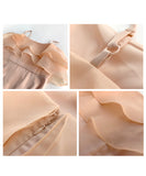 オールインワン ワイドパンツ 新作 フリル レース かわいい 夏 高級感 MY2-JY9225