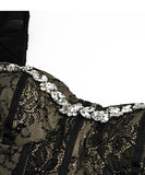 ゴージャス レース キラキラ チュール 宴会 セクシー 披露宴 パッチワーク XH2-JY20009