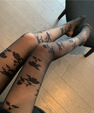 【7色】花柄 ストッキング セクシー かわいい 新作 MY9-DFDNH-SWTH-MGH