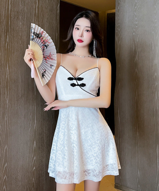 ミニドレス キャバドレス かわいい 新作 レース MY2-MLS118