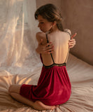 【バレンタイン】3色 セクシー パジャマ ルームウェア 勝負 えちえち 肌見せ MY8-GR566