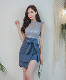 タイト Aライン シンプル  スレンダーライン レディース ワンピース 二次会 ZED887813E