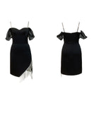 ミニドレス キラキラ セクシー 脚長効果 キャバドレス パーティー MY2-JY5034