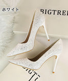 パンプス ハイヒール 新作 ピカピカ 8色 高見え MY5-DS9219-1