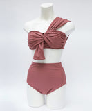 ビキニ ワンショルダー デザイン セクシー かわいい 韓国 海 MY7008