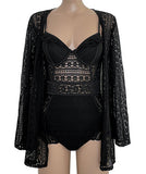 【2点セット・アウター付】水着 モノキニ タンキニ レース 新作 2色 激得 MY7-GM-00