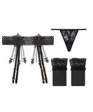 【セット】4色 下着 ガーターベルト ベビードール 勝負 MY8-ZR2068