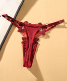 【7色選べる】Tバック 新作 刺繡 レース セクシー 高品質 柔らかい MY8-ZR2265