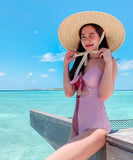 かわいい 夏 水着 モノキニ タンキニ 海 ビーチ 清楚感 体型カバー 着痩せ MY7-BY2613