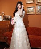 レース 高見え キラキラ 宴会 パーティー ロングドレス 婚活 結婚式 MY2121