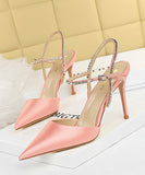 4色 ハイヒール 宴会 ダイヤモンド 淑やか サンダル 高級感 XH5-DS221-1