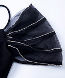 レース SEXY Vネック ミニドレス キャバドレス 谷間魅せ 新作 MY2-XYD2217