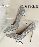 パンプス ハイヒール 新作 ピカピカ 8色 高見え MY5-DS9219-1