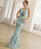 ロングドレス ナイトドレス パーティードレス 新作 高級感 キラキラ アメリカスタイル MY2-PC-WY34