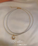 高見え 真珠 ネックレス レディース MY9016