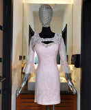 【即日発送可能】ミニドレス キャバドレス ピカピカ かわいい レース YJ007