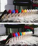 12色 異素材 透明 ヒール 美脚効果 履きやすい キャバ嬢 姉 MY5021