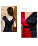 ロングドレス Vネック 新作 キャバドレス セクシー 指名 MY2-HY663