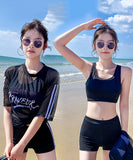 5COLOR 水着 レディース ビキニショートパンツ 大人 ママ用 二の腕 お尻 カバーアップ  XY-DS-028277