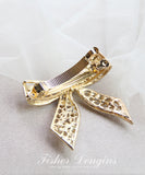 リボン キラキラ ピカピカ かわいい 高品質 髪留め ヘアピン MY9041