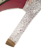 新色追加 キャバ パンプス ハイヒール  ダイヤモンド付き レース ゴージャス 高見え YN5001-XL-KG-818-3