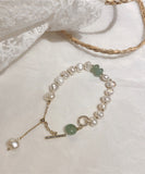 ブレスレット レディース 大粒 大人 可愛い 真珠スタイル MY9014