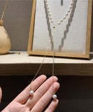 ネックレス 高見え 真珠 スタイル セクシー MY9019