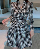 ミニドレス キャバドレス 体型 カバー 千鳥 新作 セクシー 着瘦せ MY2-FYQ-429A2069