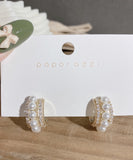 ピアス 真珠クリア かわいい 夏 シンプル MY9013