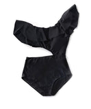 水着 モノキニ タンキニ 新作 フリル ワンショルダー MY7-AWY-6061