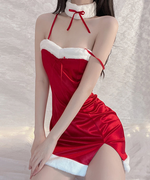 【2点セット】ミニドレス キャバドレス クリスマス サンタ服 かわいい MY2-GR1783