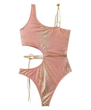 キラキラ セクシー 水着 モノキニ タンキニ ビキニ 新作 リゾート ホテル 海 夏 MY7-KSD2692