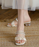 2色 ぺたんこ サンダル  新作 スリッパ かわいい ゴージャス 高見え MY5-XK002