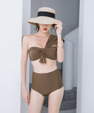 ビキニ ワンショルダー デザイン セクシー かわいい 韓国 海 MY7008