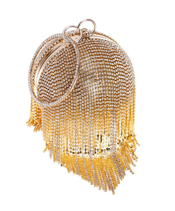 丸型 カバン トートバッグ 手提げ袋 ポーチ おしゃれ パーティー 披露宴 MY9010