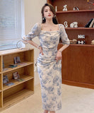 パーティードレス ワンピース 結婚式 ドレス   袖あり お呼ばれ 謝恩会 発表会 演奏会 XY2-ZRD889348GT350