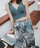 【3点セット】ビキニ ワイドパンツ かわいい ホリデー セクシー MY7-KSD21020