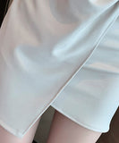 2色 ミニドレス キャバドレス 新作 ワンショルダー デザイン ゴージャス MY2-MLS102