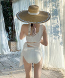 水着 ビキニ モノキニ タンキニ 清楚感 フリル 夏 温泉 プール MY7-DP-A21070