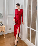 【3色】キャバドレス 宴会 脚長効果 披露宴 ナイトドレス ゴージャスXH2-JY5230