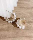 ピアス 真珠クリア かわいい 夏 シンプル MY9013