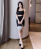 【4色】ミニドレス キャバドレス 着瘦せ 肌見せ 新作 MY2-YM8716