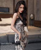 【1点】ナイトドレス レース ハーフスリップ スリップ ベビードール レディース XY-XE-2294