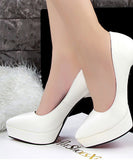 5色 無地 高級 履きやすい パーティー 宴会 ハイヒール パンプス レディース MY5025