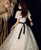 ロングドレス パーティードレス ウェディングドレス 高級感 ゴージャス MY2-WS-B1